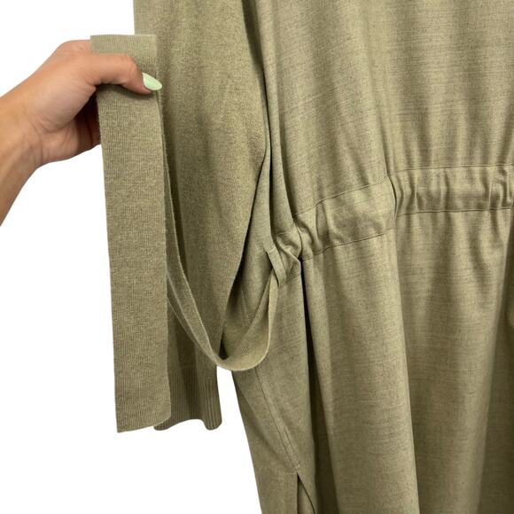 LAFAYETTE 148 NEW YORK Cardigan Pistachio Melange Wool Blend Belted 1X NEW - Picture 10 of 16